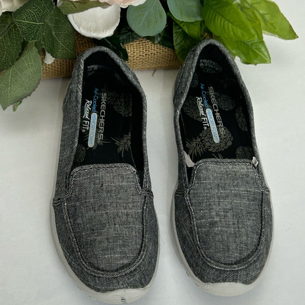 Skechers Women's Charcoal Slip-On Loafers